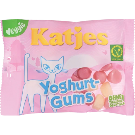 Katjes -  Yoghurt -gums (jogurtové ovoce)