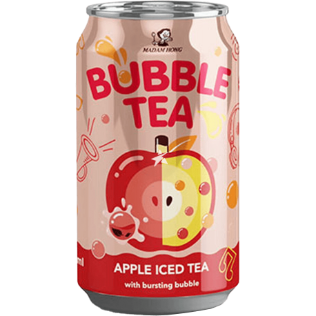 Bubble tea - ledový čaj s příchutí jablka