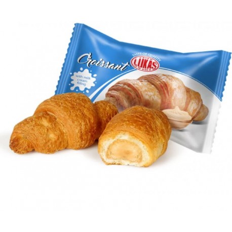 Croissant Lukas s mléčnou krémovou náplní