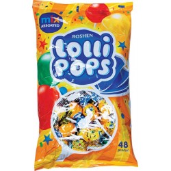 Roshen Lolli pops ovocné lízátko MIX  v sáčku