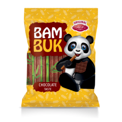 Bam Buk - extrudované tyčinky s čokoládovou příchutí