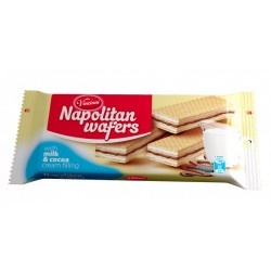 Vincinni  Napolitan wafers s mléčným a kakaovým krémem