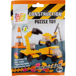 Construction puzzle toy - hračka + bonbony 5g