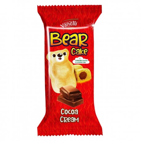 Vanelli bear cake - mléčný s kakaovou náplní