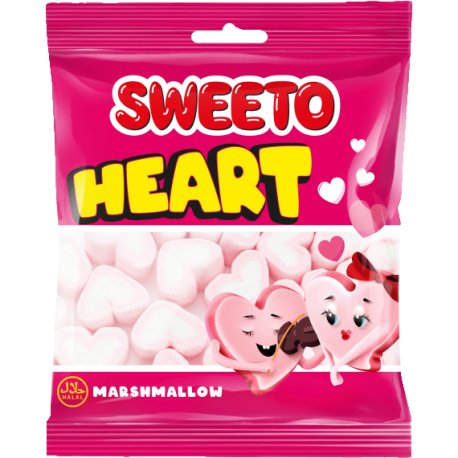 Sweeto  marshmallow  - srdce s ovocnou příchutí