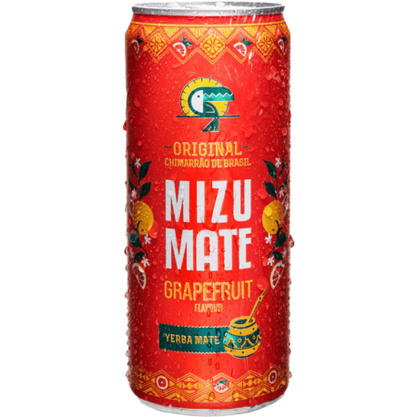 Mizu mate s příchutí grepu yerba mate v plechu (sycený)