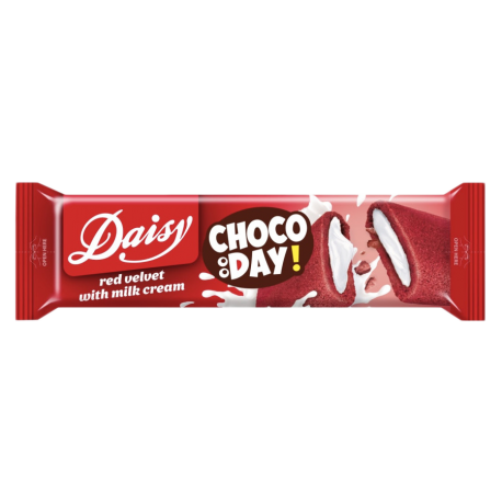 Daisy sušenka s red velvet krémem