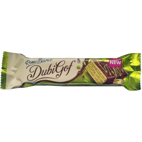 Rosso Bianco - dubi Gof - oplatek  s příchutí pistácie