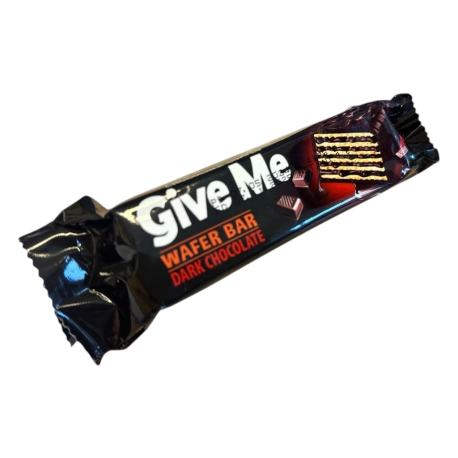 Give Me - oplatka s hořkou kakaovou polevou
