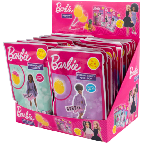 Barbie lízátko s práskacím práškem