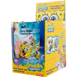 Sponge Bob - nafukovací balonek s cukrovinkou