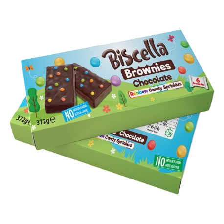 Biscella brownies with Choco Chip 6 ks