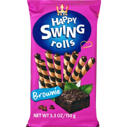 Happy Swing rolls plněné trubičky s náplní brownie