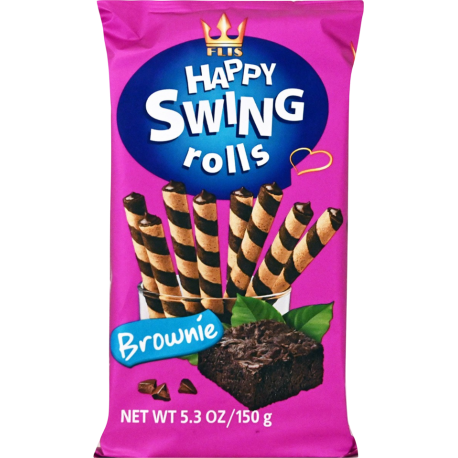 Happy Swing rolls plněné trubičky s náplní brownie