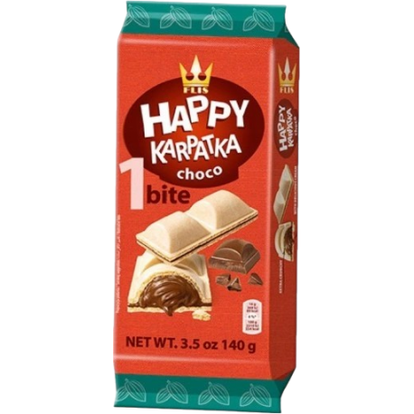 Happy Karpatka - oplatek s čokoládovým krémem (81,4%)