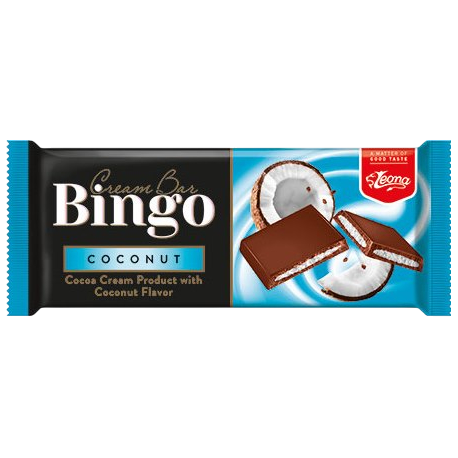 Bingo - kakaová pochoutka s kokosovou náplní