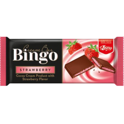 Bingo - kakaová pochoutka s jahodovou náplní