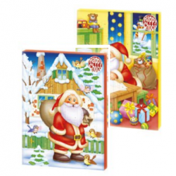 Adventní kalendář  Happy Santa - mléčná pochoutka