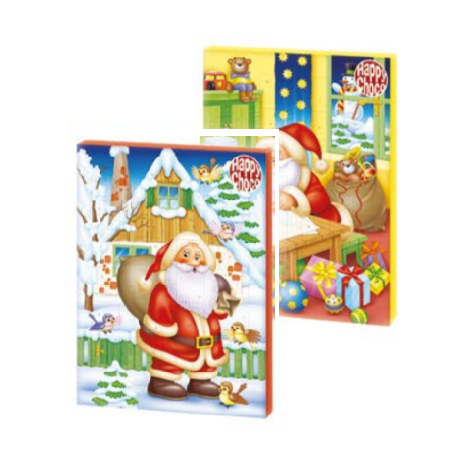 Adventní kalendář  Happy Santa - mléčná pochoutka
