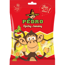 Pedro gumové bonbony - opičky 80g