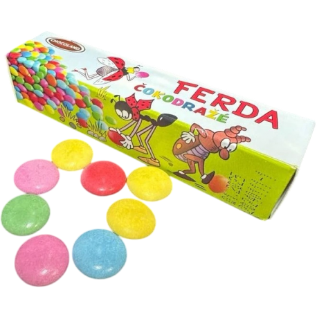 Ferda - čokodráže (lentilky)