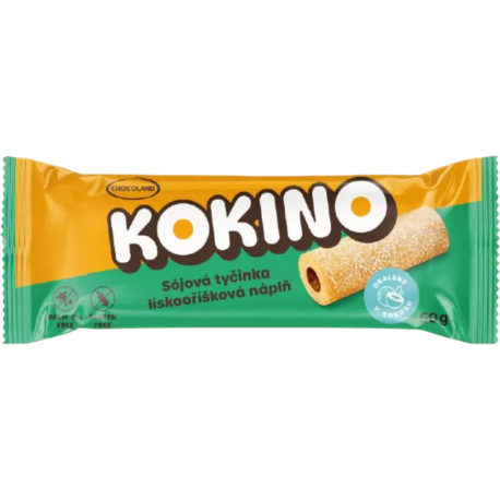 Kokino - sojová tyčinka s lískooříškovou náplí
