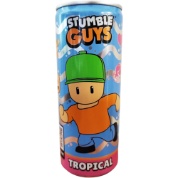 Stumble guys - nápoj s příchutí tropical v plechu