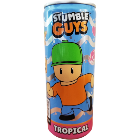 Stumble guys - nápoj s příchutí tropical v plechu