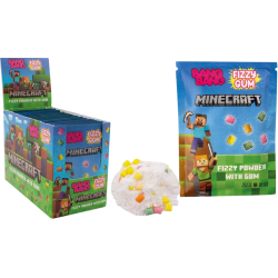 Minecraft - kyselý prášek & drážované žvýkyčky ovocná příchuť