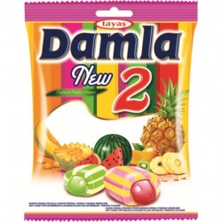 Damla karamelky NEW 2 tropical fruits zelené