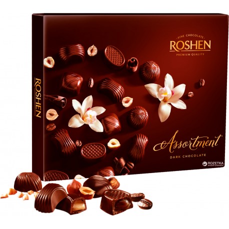 Bonboniera Roshen Assortment dark chocolate