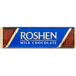 Roshen mléčná čokoládová tyčinka s náplní creme brulle