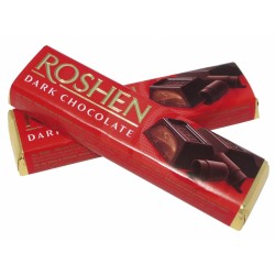 Roshen tmavá čokoládová tyčinka s kakaovou náplní