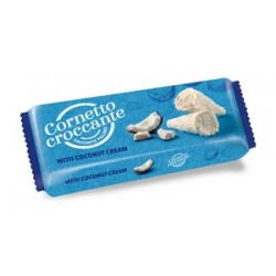 Cornetto croccante with coconut cream