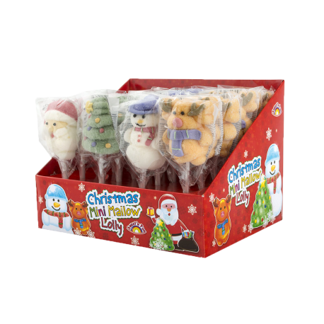 Lízátka christmas mini mallow lolly 11g