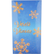 Veselé vánoce - mléčná čokoláda (zlaté vločky)