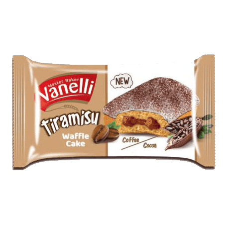 Vanelli waffle cake tiramisu